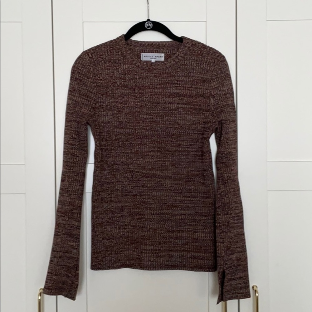 Apiece Apart Otero Ribbed Crewneck Sweater